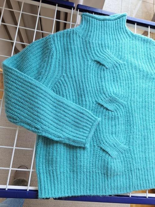 trui GERRY WEBER turkoois alpaca, Kleding | Dames, Truien en Vesten, Zo goed als nieuw, Maat 38/40 (M), Blauw, Ophalen