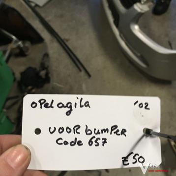 Opel Agila 1.2  2002   Kleurcode 657   Voorbumper beschikbaar voor biedingen