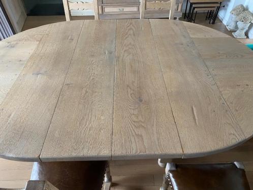 tafel en stoelen, Huis en Inrichting, Tafels | Eettafels, Zo goed als nieuw, 100 tot 150 cm, 150 tot 200 cm, Vijf personen of meer