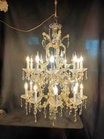 SUPERBE LUSTRE CRISTAL 20 LAMPES, Enlèvement ou Envoi