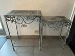 kleine metalen salontafel, 60 cm of meer, Rechthoekig, Minder dan 55 cm, Zo goed als nieuw