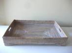 Rotan groot dienblad, Huis en Inrichting, Ophalen of Verzenden, Zo goed als nieuw, Rechthoekig, Overige materialen