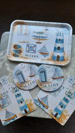 plateau , 2 sous-plats, 2 grandes planches a tartiner, Enlèvement ou Envoi, Comme neuf