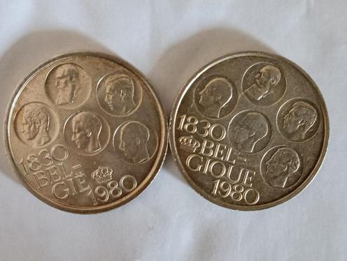 500 Francs Belgium 1980,Zilver,, Timbres & Monnaies, Monnaies | Belgique, Série, Argent, Argent, Enlèvement ou Envoi