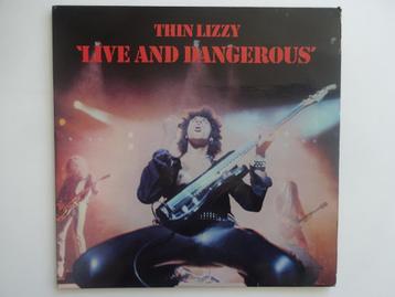 Thin Lizzy - Live And Dangerous (1978, Double LP, Hard Rock)