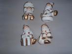 1 lot de 4 pères Noël décoration, Divers, Enlèvement ou Envoi, Neuf