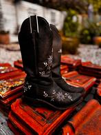 Boulet handgemaakte Western boots maat 36,5-37, Kleding | Dames, Schoenen, Hoge laarzen, Bruin, Ophalen of Verzenden, Gedragen