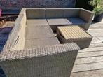 Tuinlounge + tafeltje, Tuin en Terras, Tuinsets en Loungesets, Ophalen, Gebruikt, 6 zitplaatsen, Bank