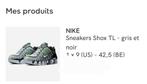 NIKE Sneakers Shox jamais portée, modèle ne convient pas à m, Kleding | Heren, Schoenen, Overige kleuren, Sportschoenen, Nike