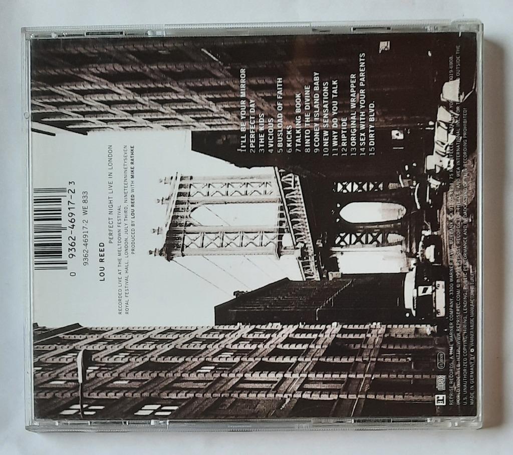 lou reed perfect night live in london CD - 洋楽