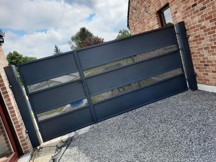 Portail, Tuin en Terras, Tuinhekken en Hekwerk, Nieuw, Tuinhek, IJzer, Met poort, Ophalen