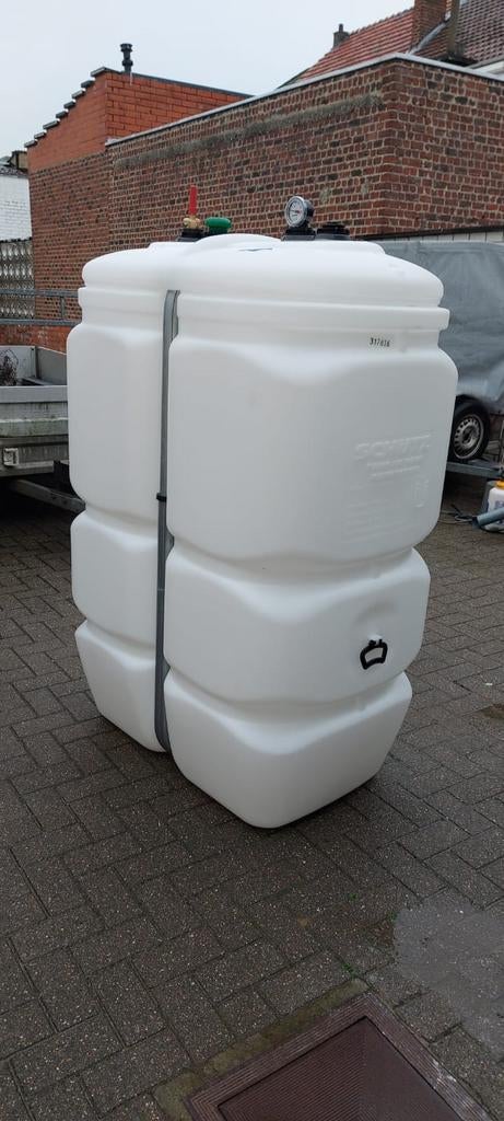 Dubbelwandige Mazoutketel. 1000 L, Tuin en Terras, Regentonnen, Ophalen