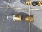 Socarex koppelingen 1duim + terugslagklep. Nieuw, Ophalen of Verzenden, Nieuw, Bronpomp