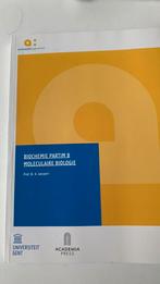 Biochemie partim B moleculaire biologie, Boeken, Ophalen, Zo goed als nieuw