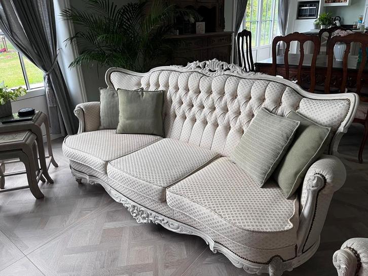 Antieke salon, Huis en Inrichting, Zetels | Zetels en Chaises Longues, Hout, Ophalen