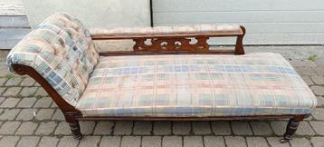 Antieke chaise longues zetel te koop. beschikbaar voor biedingen