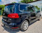 VW SHARAN 2.0TDI HIGHLINE 2014 7-ZITS AUTOBOX 9950 EURO, Auto's, Monovolume, Zwart, 4 cilinders, Leder