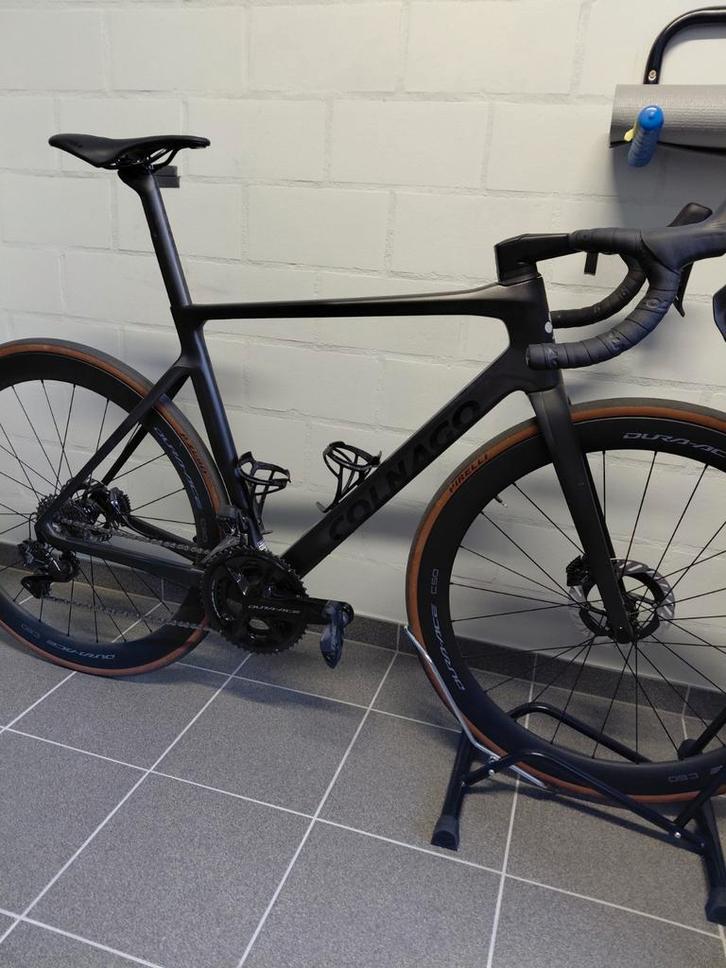 Colnago v4rs frameset + cc01 stuur, Fietsen en Brommers, Fietsen | Racefietsen, Zo goed als nieuw, Overige merken, Carbon, 53 tot 57 cm