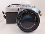 Minolta SRT 100 camera met een 50 mm Rokkor-lens 1:2, Audio, Tv en Foto, Fotocamera's Analoog, Spiegelreflex, Minolta, Gebruikt
