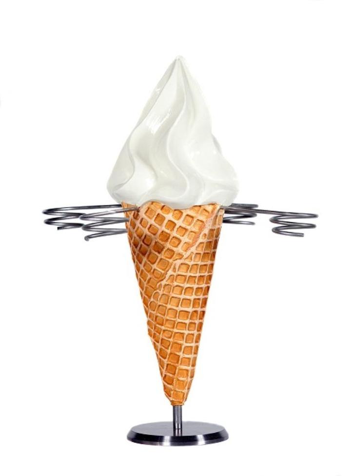 ijsje caroussel 4 ijsjes - polyester softijs schepijs, Verzamelen, Merken en Reclamevoorwerpen, Nieuw, Ophalen