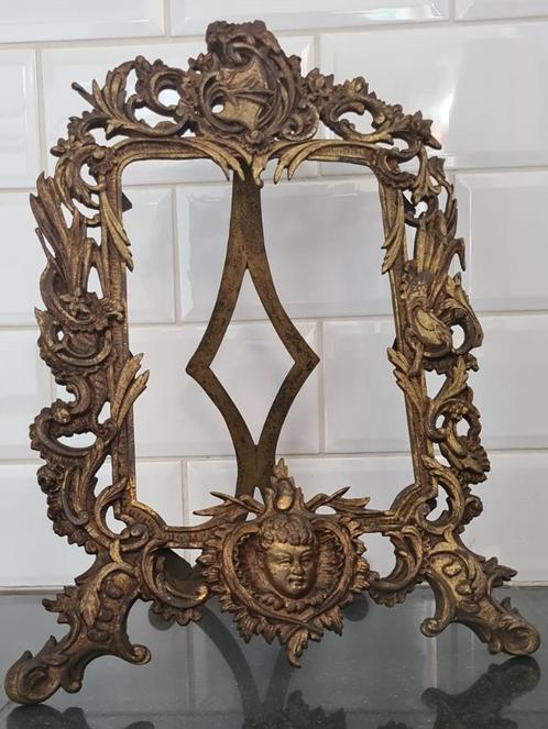 Antieke bronzen kader / frame, +/- 1900, Antiek en Kunst, Antiek | Brons en Koper, Brons, Ophalen of Verzenden