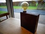 Lamp met warme gloedlamp, Huis en Inrichting, Ophalen, Zo goed als nieuw, Hout