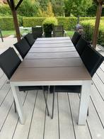 Inox tuintafel (zonder stoelen), Tuin en Terras, Ophalen of Verzenden