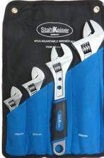 Stahlkaiser Germany Verstelbare Moersleutel set 4dlg, Auto diversen, Autogereedschap, Ophalen of Verzenden, Nieuw