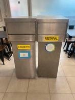 Vuilbakken inox, Ophalen, Inox Meubilair