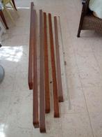 vintage 6 rails drapperie, Huis en Inrichting, Ophalen, Gebruikt, Bruin