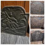 4 plaques de cheminée en fonte anciennes, Antiquités & Art, Enlèvement