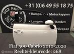 FIAT 500 500C DEUREN PORTIEREN RECHTS ORIGINEEL IN KLEUR, Deur, Gebruikt, Ophalen of Verzenden