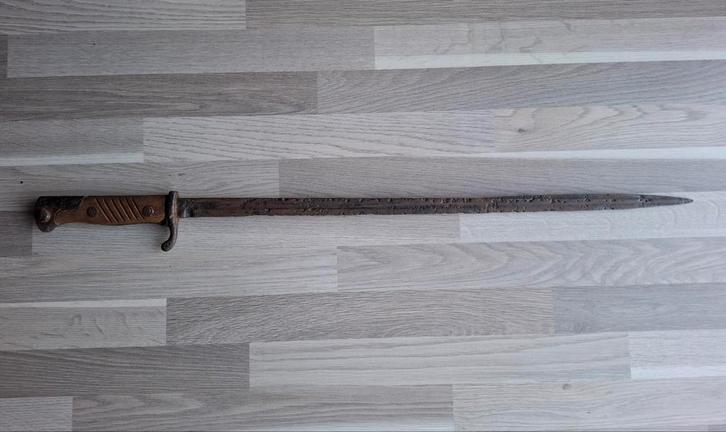Ancienne baïonnette longue – type Mauser / Première Guerre, Verzamelen, Militaria | Algemeen, Ophalen of Verzenden