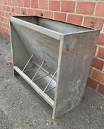 Voederbak inox voor geiten / schapen/ varkens, Dieren en Toebehoren, Schapen, Geiten en Varkens