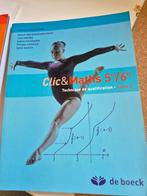 Clic&Maths 5e/6e - Tome 2, Neuf, Enlèvement ou Envoi, Secondaire, De boeck