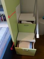 Luxe hoogslaper met extra bed (Italiaanse productie), Huis en Inrichting, Slaapkamer | Bedden, Ophalen, Verstelbaar, 90 cm, Zo goed als nieuw
