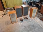 Luidsprekers Vintage LOT, Ophalen, Gebruikt, Front, Rear of Stereo speakers
