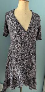 Wikkeljurk met panterprint, Kleding | Dames, Verzenden, Zo goed als nieuw, Maat 34 (XS) of kleiner