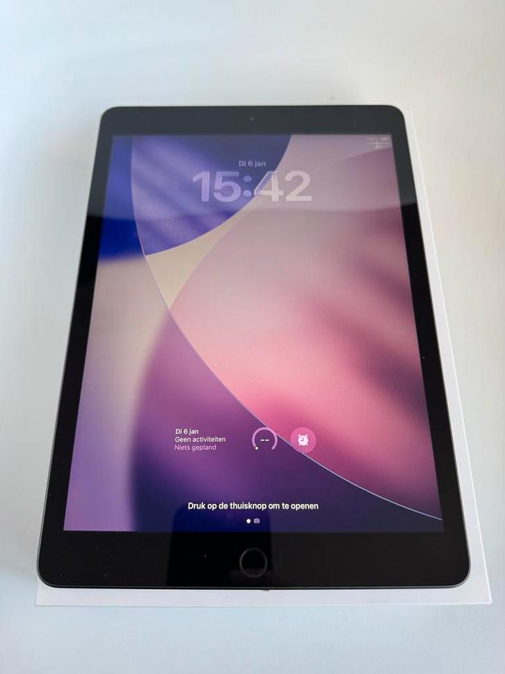Apple ipad 9e gen 64gb wifi/4g + doos/lader/hoes nieuwstaat, Computers en Software, Apple iPads, Zo goed als nieuw, Apple iPad