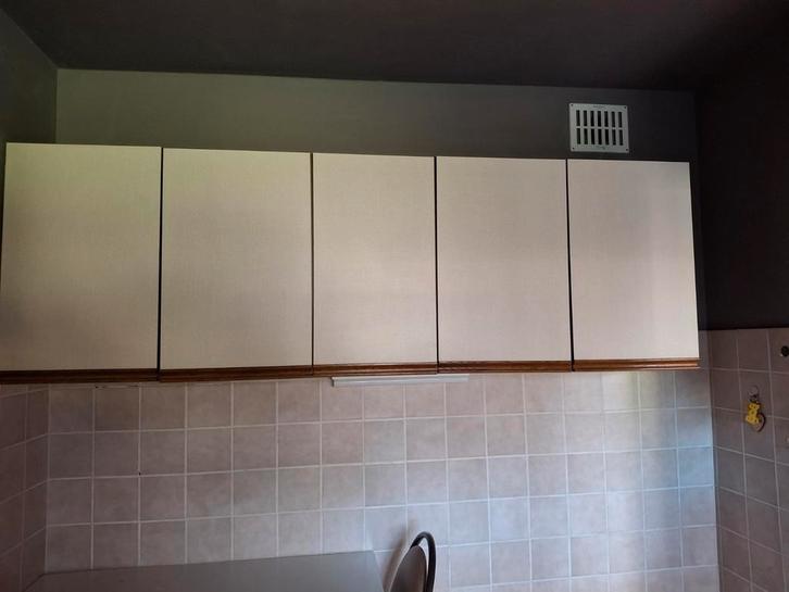 Keuken, Huis en Inrichting, Keuken | Complete keukens, Gebruikt, Hoekkeuken, Bruin, Hout, Ophalen