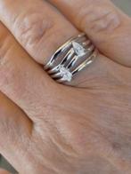 Nieuwe ring,diamanttest positief!, Handtassen en Accessoires, Ringen, 18 tot 19, Verzenden, Wit, Nieuw