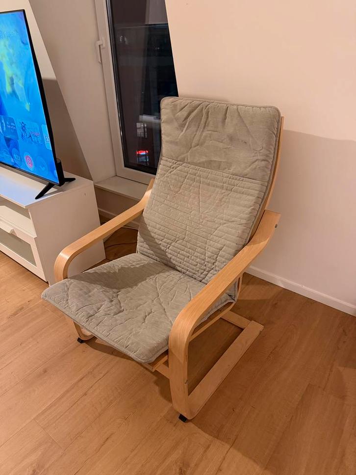 Fauteuil / chaise IKEA – 50 €, Maison & Meubles, Fauteuils, Comme neuf, Bois, Enlèvement