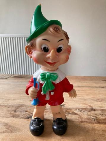Vintage Pinocchio Toy, Elephant Logo, Disney Italian beschikbaar voor biedingen