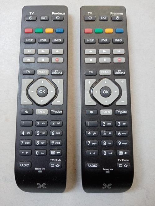 Afstandsbediening voor Proximus set-top box, met batterijen., Audio, Tv en Foto, Afstandsbedieningen, Gebruikt, Origineel, Mediaspeler