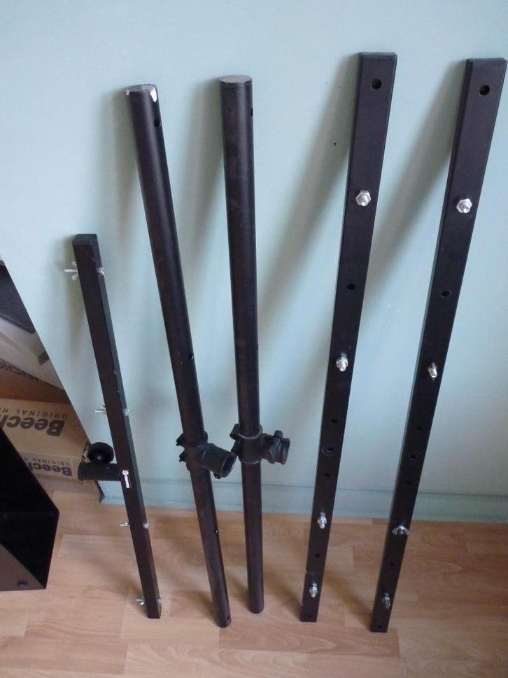 SET VAN 5 T-STANGEN en LICHTE STEUNBALKEN, Muziek en Instrumenten, Licht en Laser, Zo goed als nieuw, Licht, Ophalen