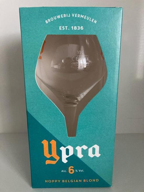 Ypra Glas 33 cl, Verzamelen, Glas en Drinkglazen, Nieuw, Bierglas, Ophalen of Verzenden