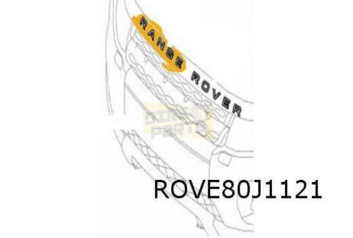 Range Rover Evoque embleem voorzijde Links tekst ''Range'' O, Autos : Pièces & Accessoires, Carrosserie & Tôlerie, Land Rover