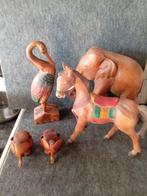lot de statues en bois, Verzenden
