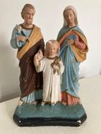 Oud beeld Heilige Familie (31 cm), Antiek en Kunst, Antiek | Religieuze voorwerpen, Ophalen of Verzenden