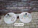 Diverse Parasolvoeten. Ophalen Deurne noord, Ophalen